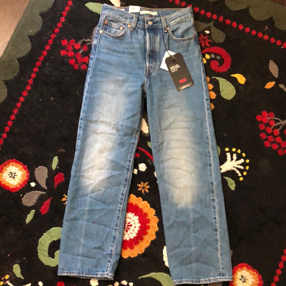 Levi's ribcage straight ankle